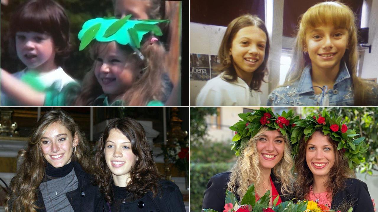 Dall’asilo all’università sempre insieme: la laurea da record delle due inseparabili