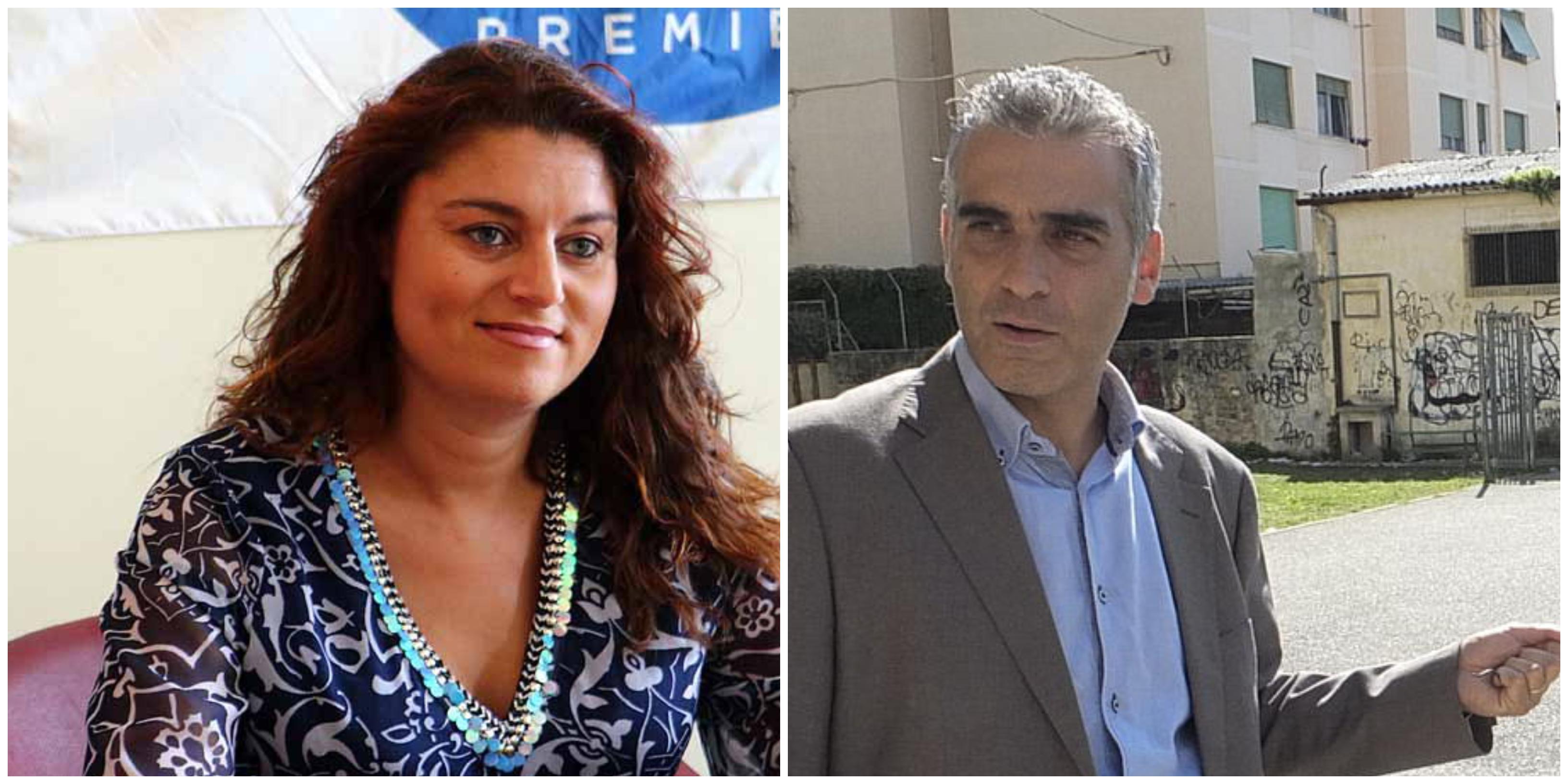 Susanna Ceccardi e Diego Petrucci