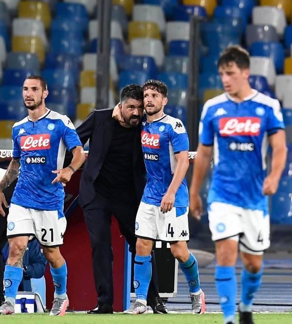 Gattuso elimina Conte e vola in finale Mercoledì Napoli-Juve per il primo trofeo 