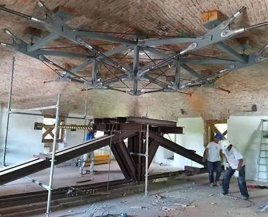 Usato anche l’acciaio per far rivivere la Rocca degli Estensi 