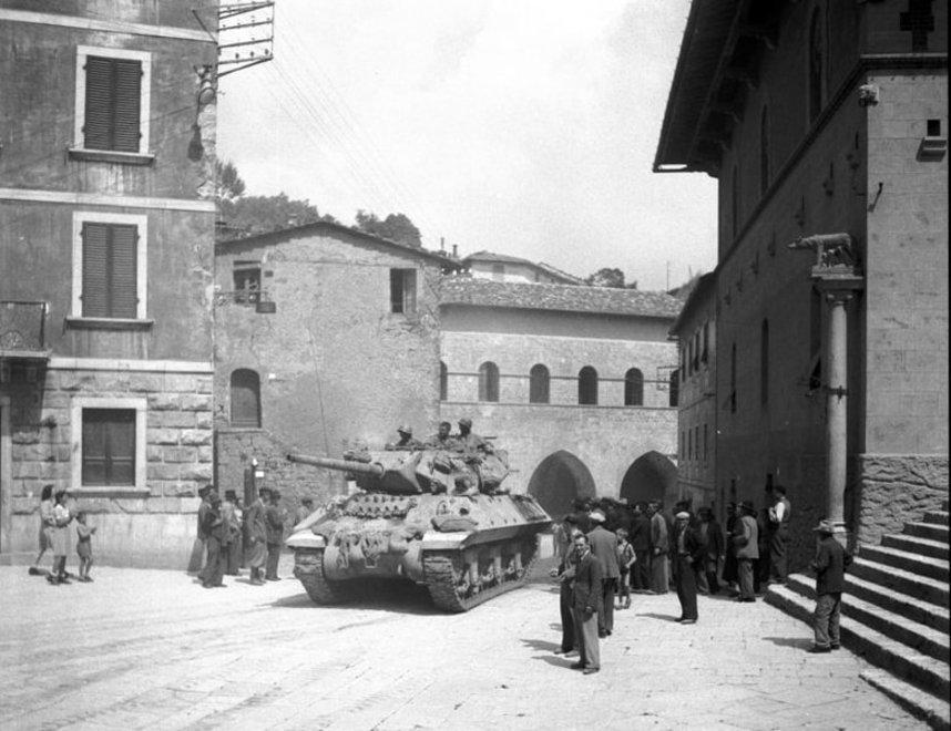 L’ingresso delle truppe americane in provincia