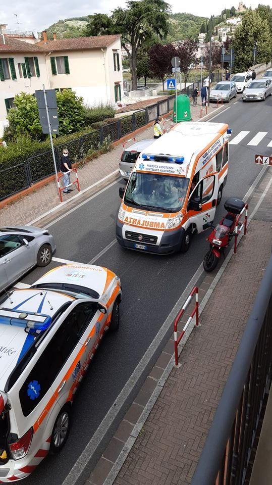 L’incidente avvenuto lunedì scorso lungo via Allende a Capraia