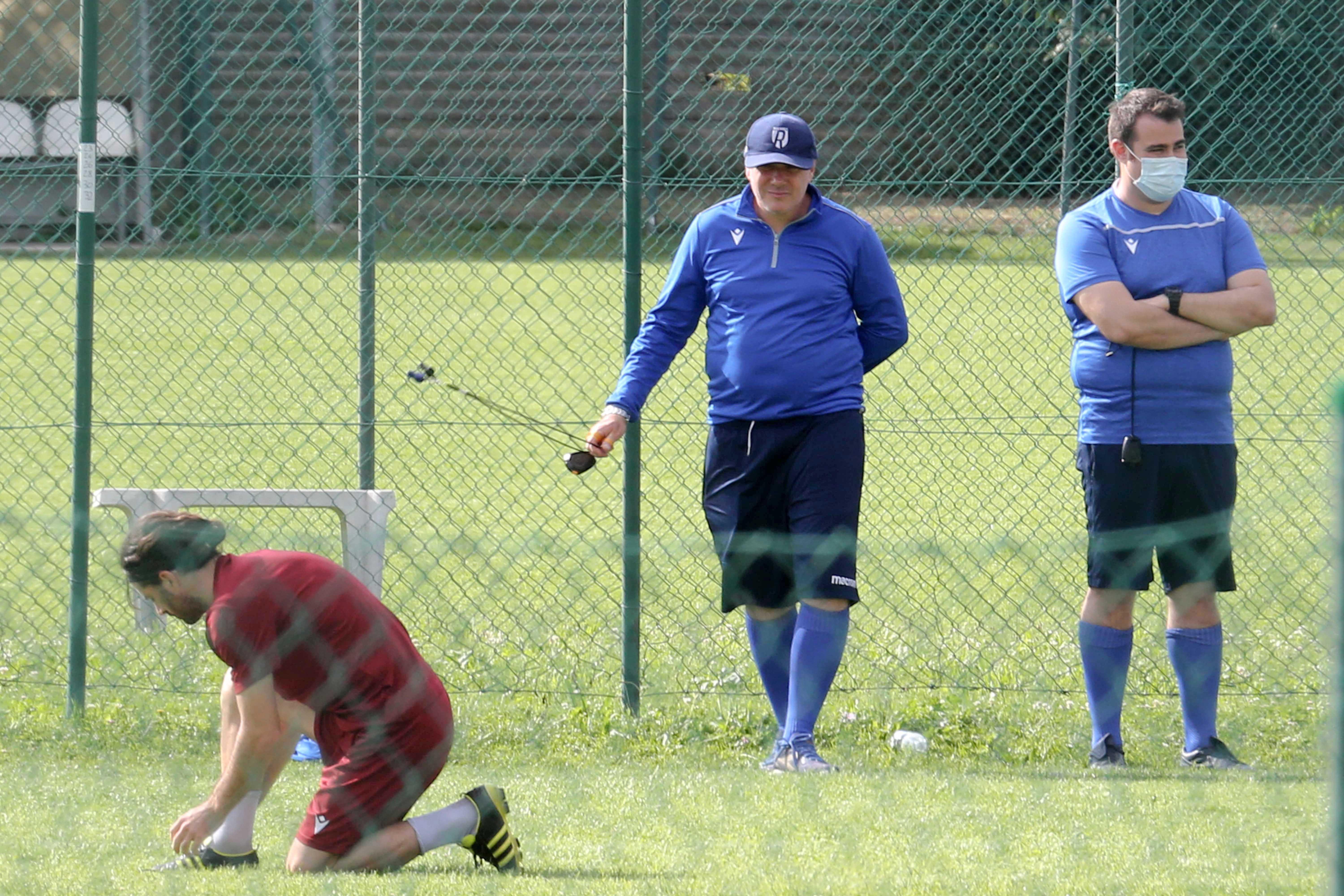 Max Alvini a bordo campo