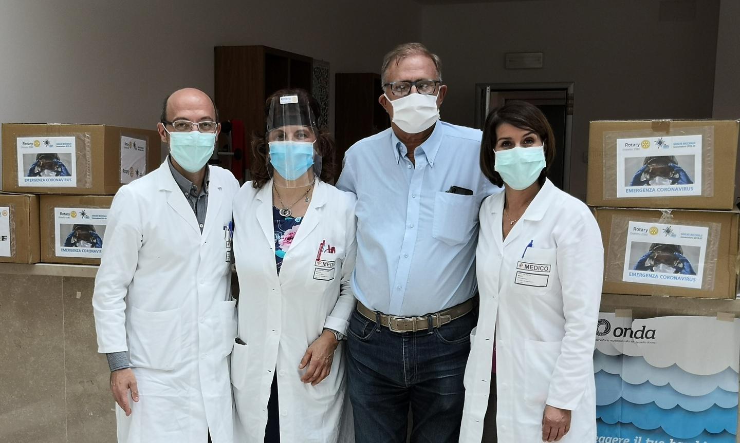 Donate all’Assl 250 visiere anti Covid