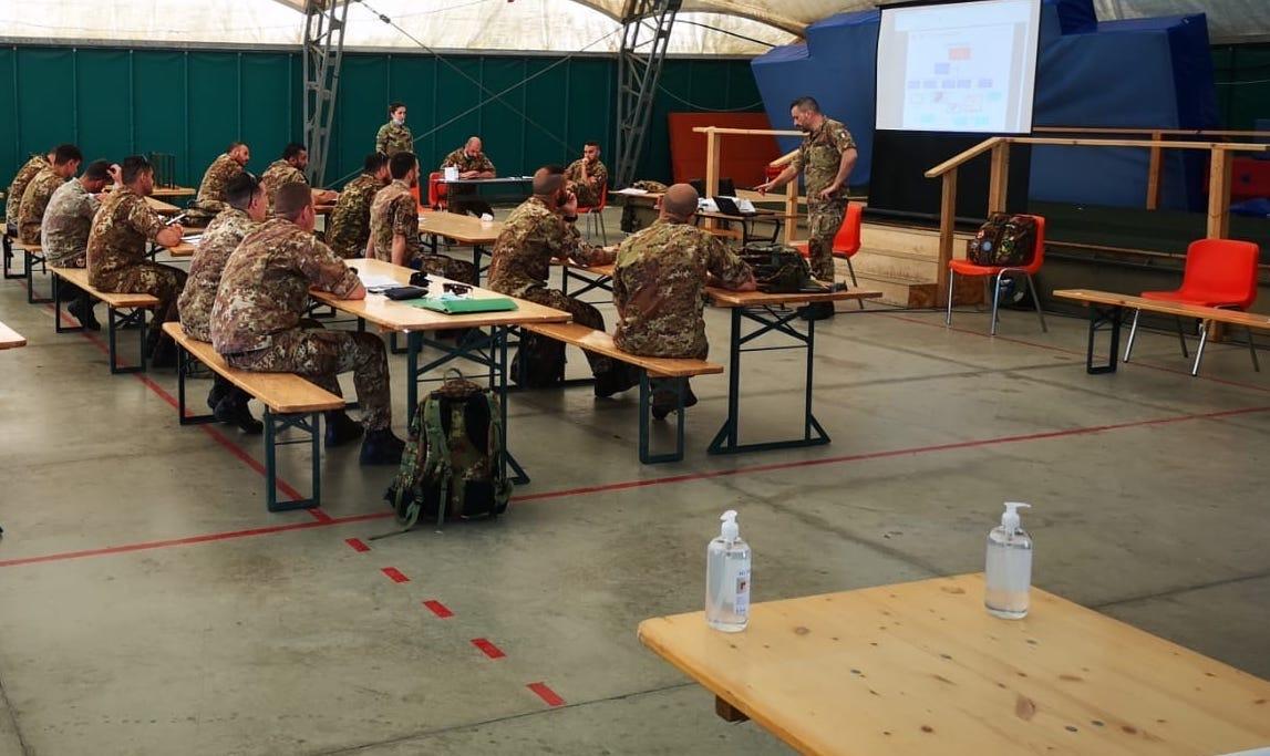 Macomer, concluso il corso di formazione sanitaria per militari