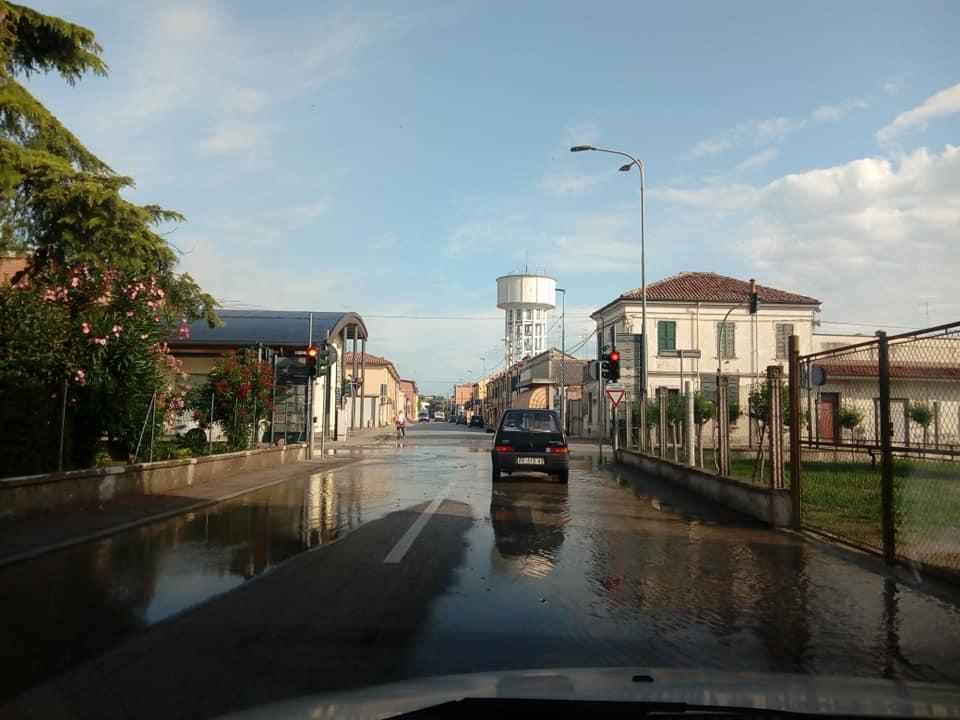 Si rompe tubatura Cadf, Codigoro senz'acqua