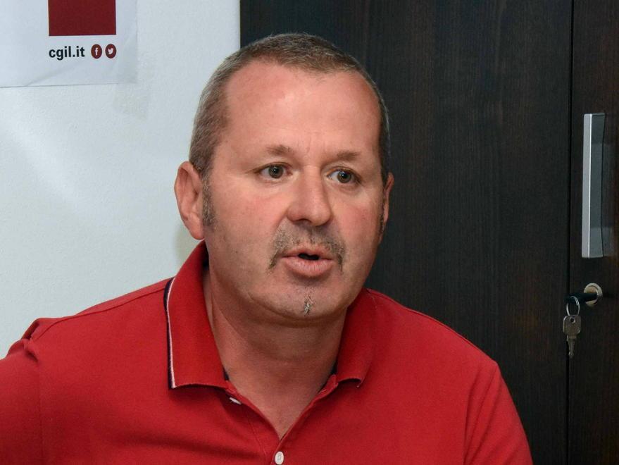 Claudio Renzetti, segretario provinciale della Cgil Grosseto (foto Agenzia Bf)