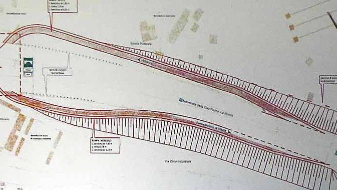 Il viadotto partirà dal cimitero della frazione