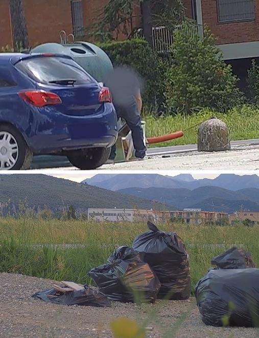 Due furbetti dei rifiuti incastrati in via Lenin con i video e-killer 