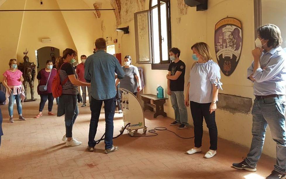 Donate tre sanificatrici
