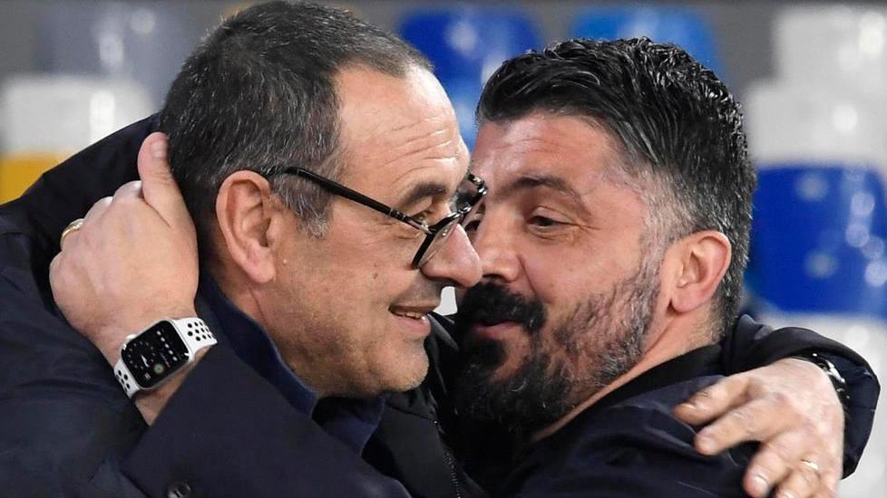 È la notte del primo trofeo della stagione Sarri e Gattuso si giocano la Coppa Italia