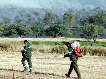 Un presidio fisso contro gli incendi 