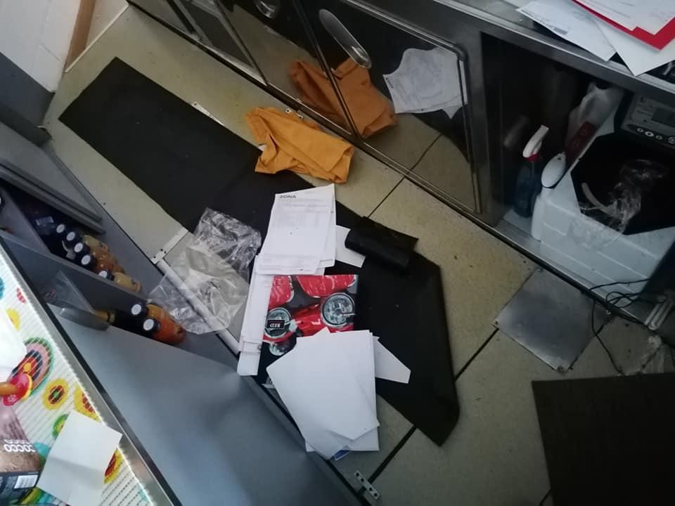 Parte del Piper a soqquadro