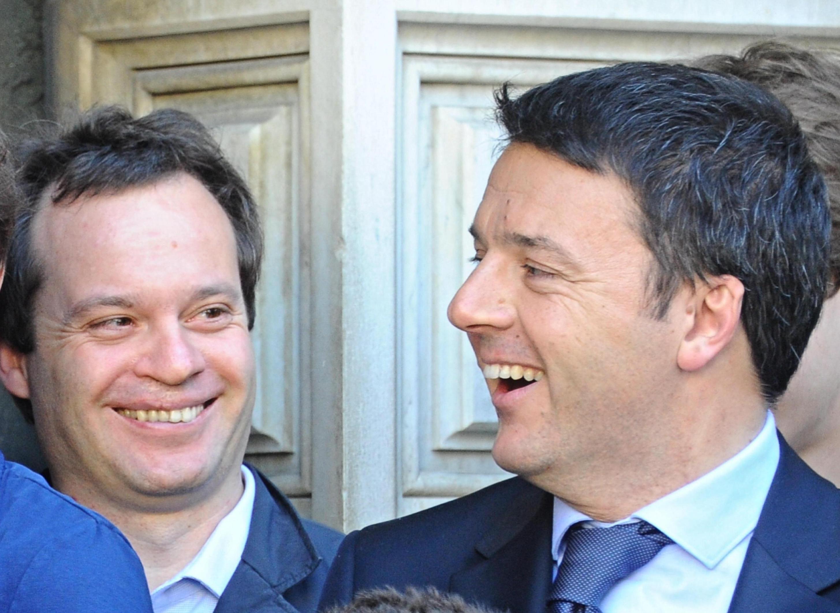 Marco Carrai, a sinistra, con Matteo Renzi