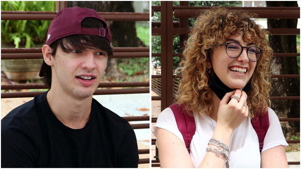 Emiliano Marku e Viola Piccinini sono alcuni degli studenti che abbiamo intervistato al termine della prova d’esame