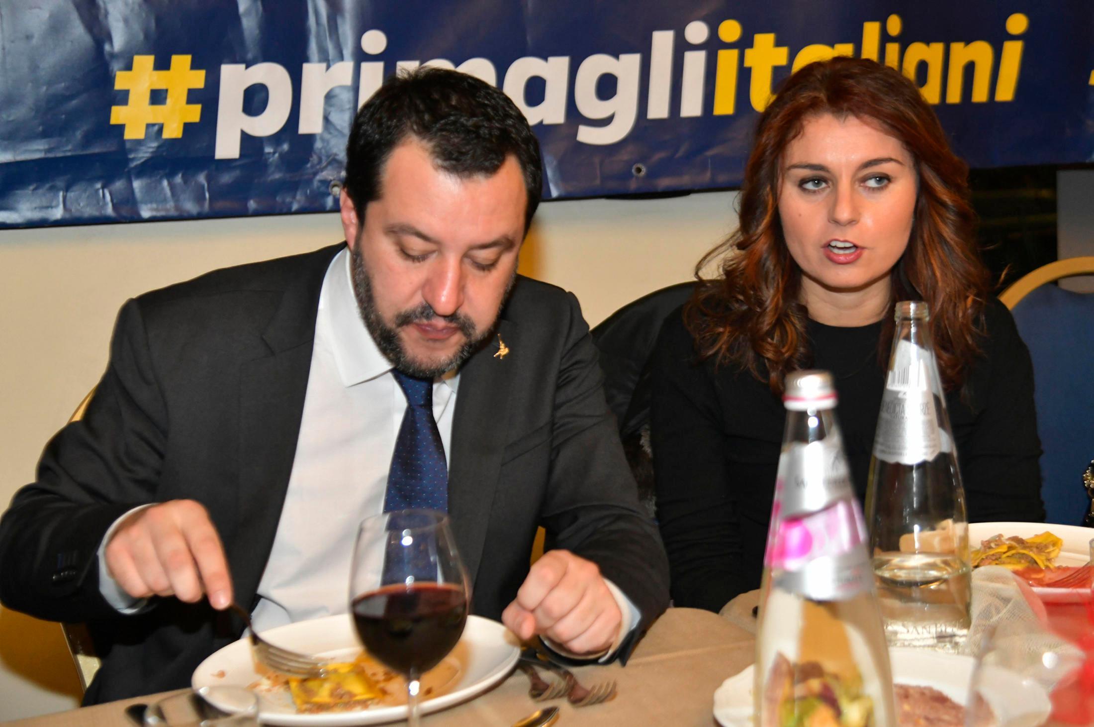 Matteo Salvini e Susanna Ceccardi