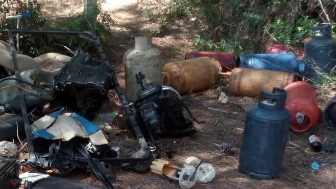 Discariche abusive in pineta e campagna L’ombra di attività illecite, due denunciati