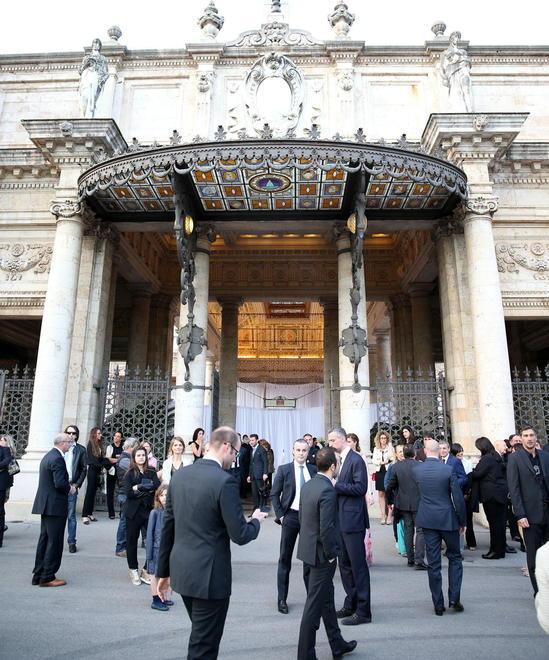 L’ingresso monumentale dello stabilimento Tettuccio (Foto Nucci)