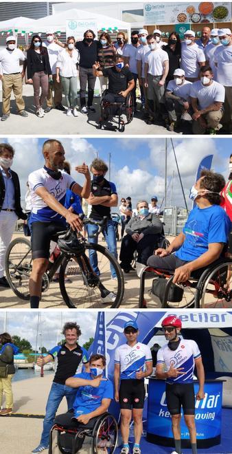 Tutti in coda per un “selfie” con Alex Zanardi, campione vero