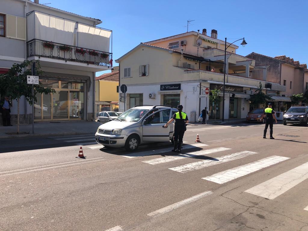Il tratto di viale Aldo Moro in cui è avvenuto il grave incidente
