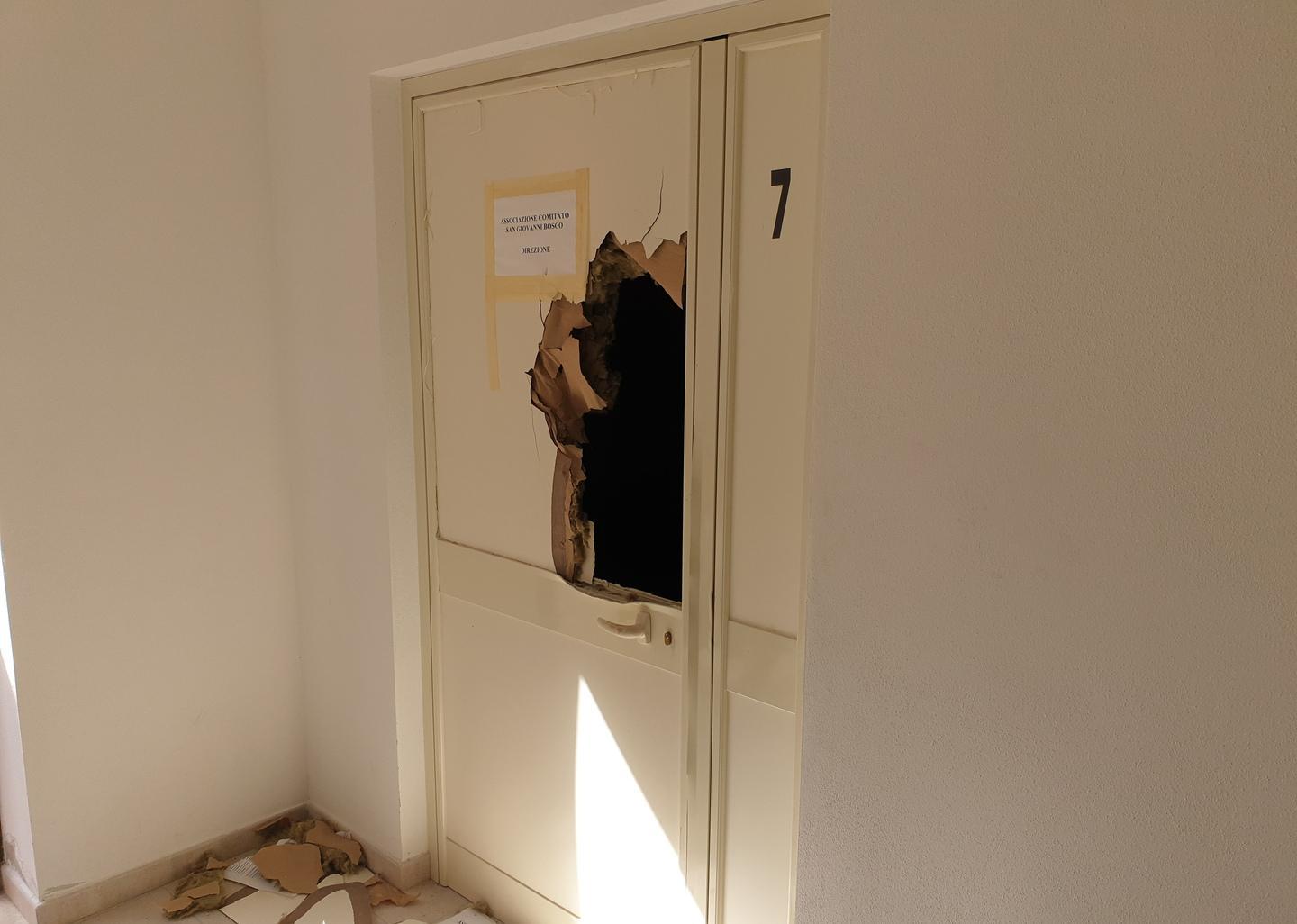 Sassari, vandali all’oratorio di via Washington 