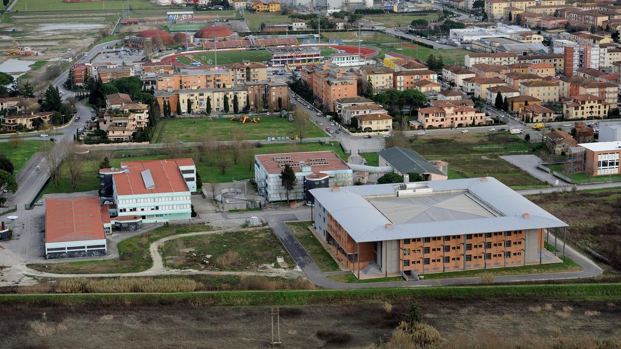 Una veduta del villaggio scolastico di Pontedera