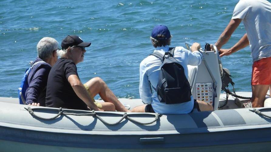 Briatore e amici salpano per Giannutri