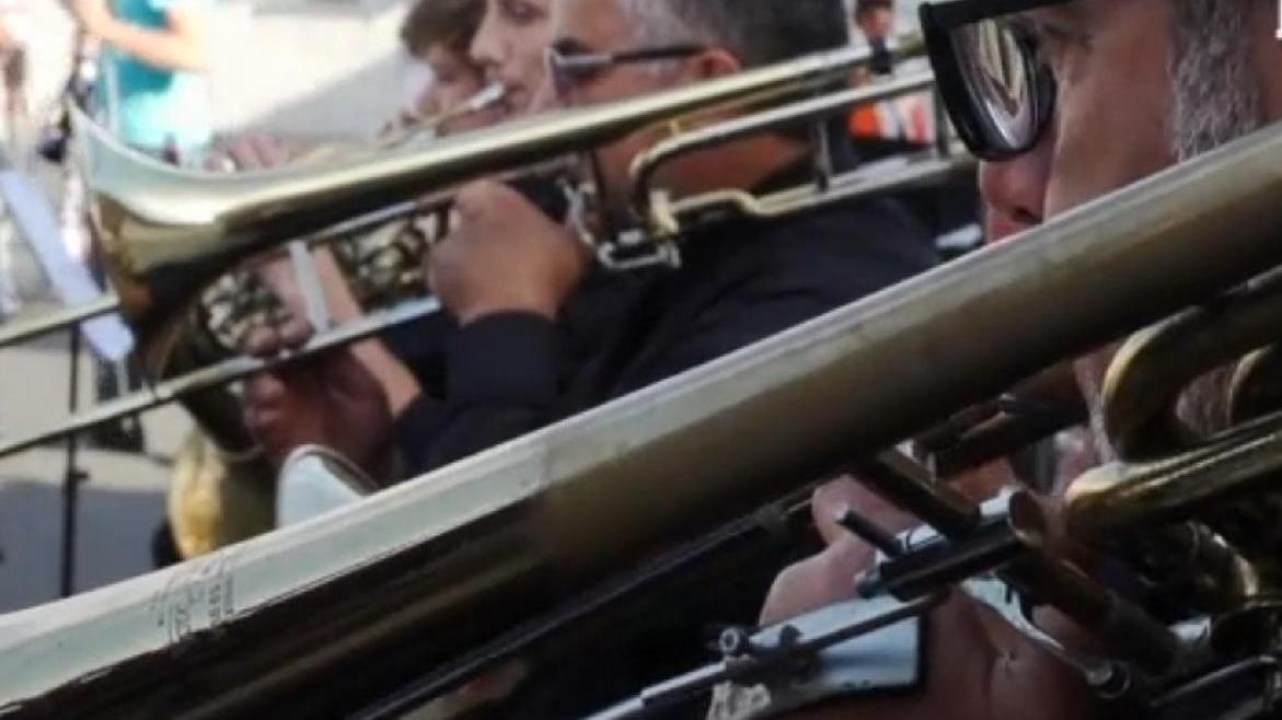 Esibizione dell'Ensemble Bacchelli all'inaugurazione della nuova sede