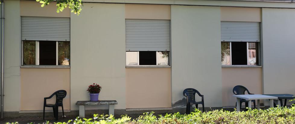 L'edificio che ospita la casa della carità di Montecchio e la Casa del clero