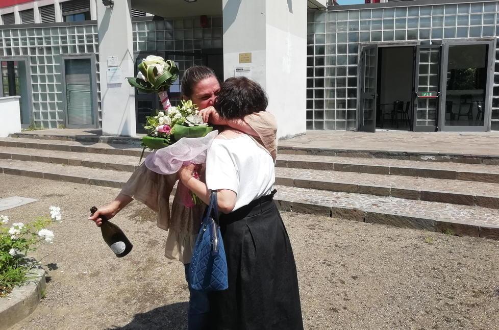 La Oss anti-Covid si diploma a 48 anni 