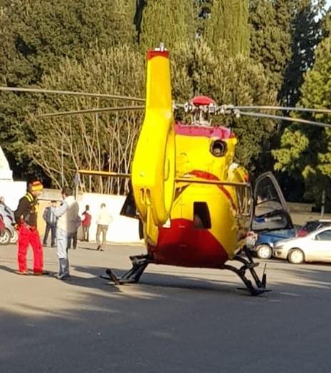 Incidente con una motozappa a Carbonia: operaio 40enne rischia di perdere una gamba