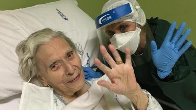 Nonna Rita sconfigge il coronavirus a 100 anni