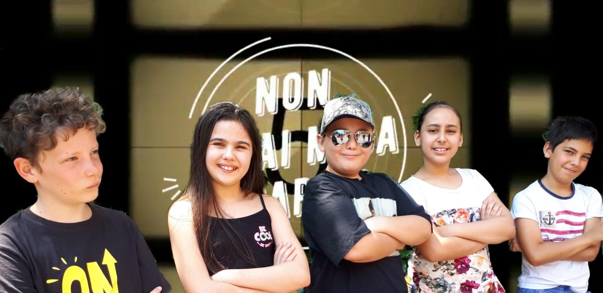 Alcuni protagonisti del video Riccardo G., Sara P., Gerardo D.C., Nermine S. e Filippo F.