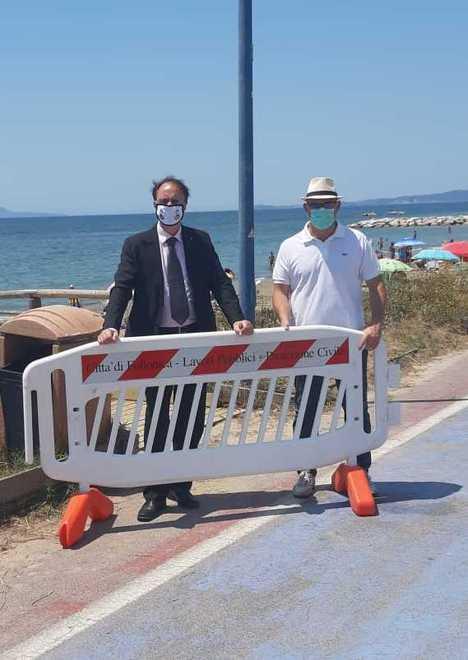 Ripristinata la pedana per accedere all’arenile