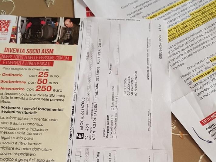 L’Aism chiede la quota a pazienti morti da 25 anni