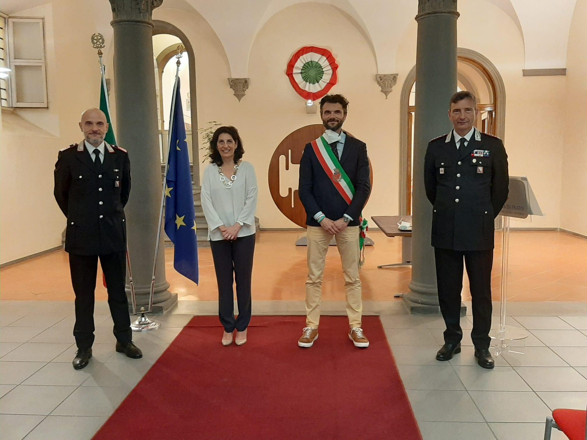 La cerimonia di consegna delle onorificenze
