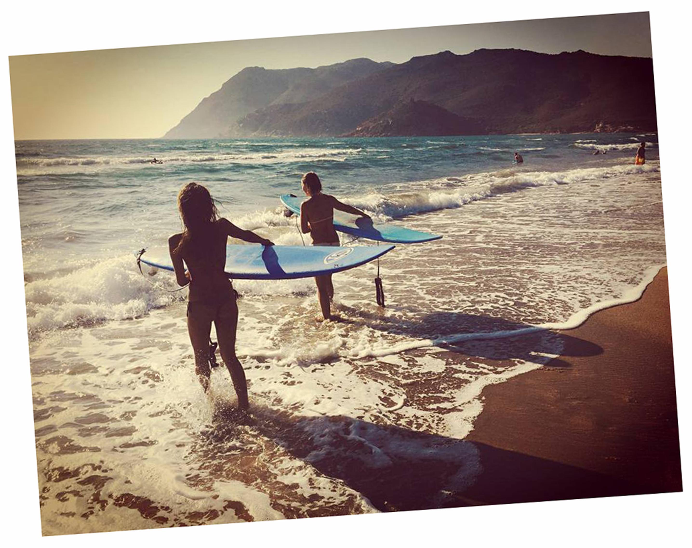 Surfisti a Porto Ferro