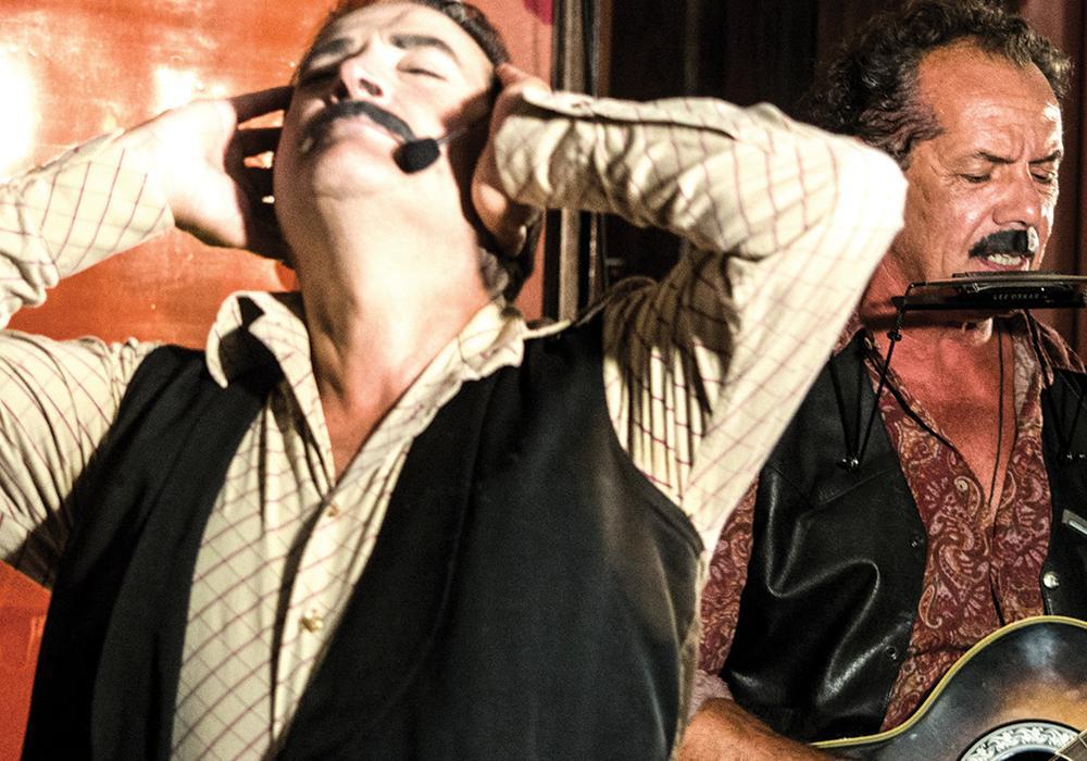 Ignazio Chessa, in primo piano, con Gabriel Sanna