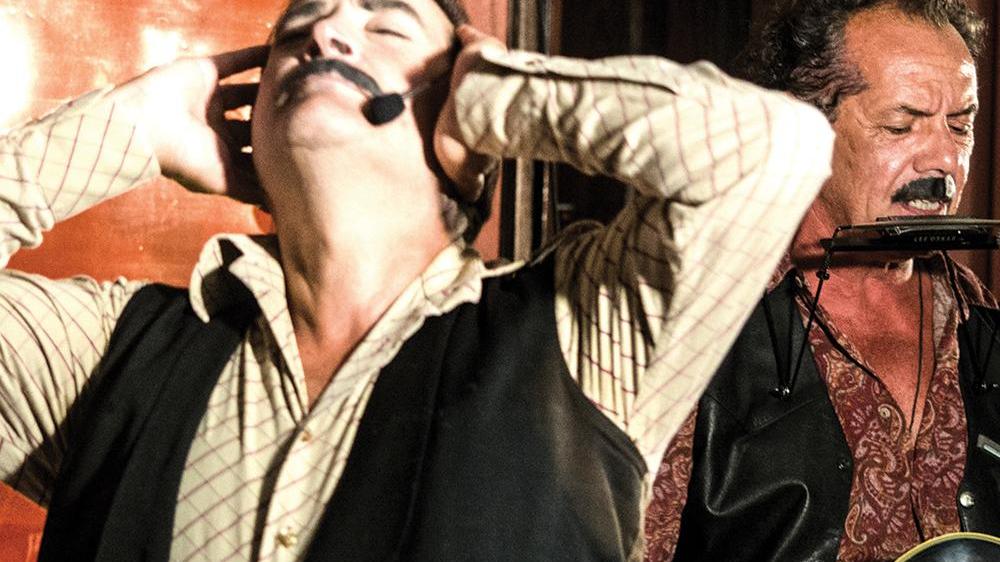 Ignazio Chessa, in primo piano, con Gabriel Sanna