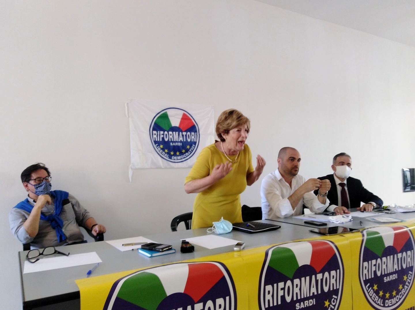 Gilda Usai in campo con i Riformatori 