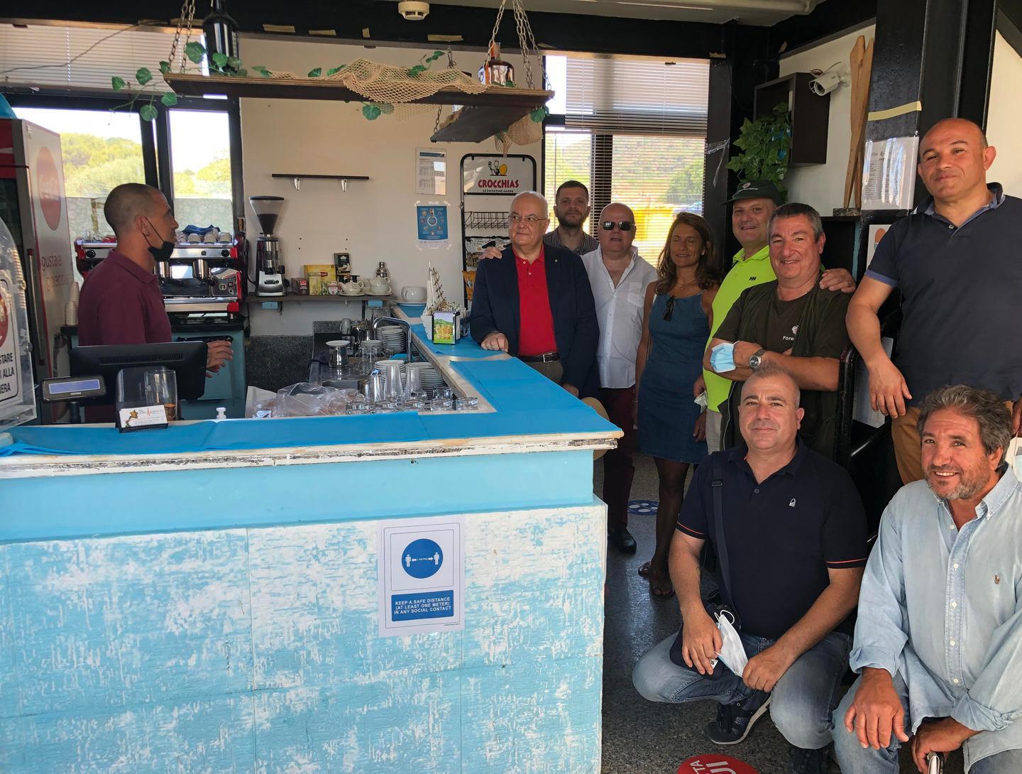 Inaugurazione in grande stile per il bar-ristorante di Cala Reale