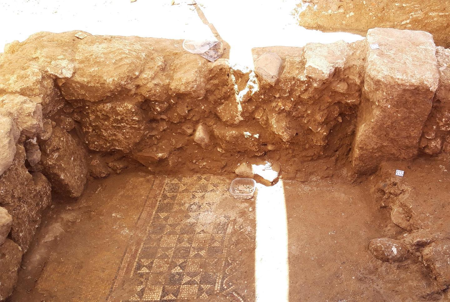 Il mosaico era di una domus privata 