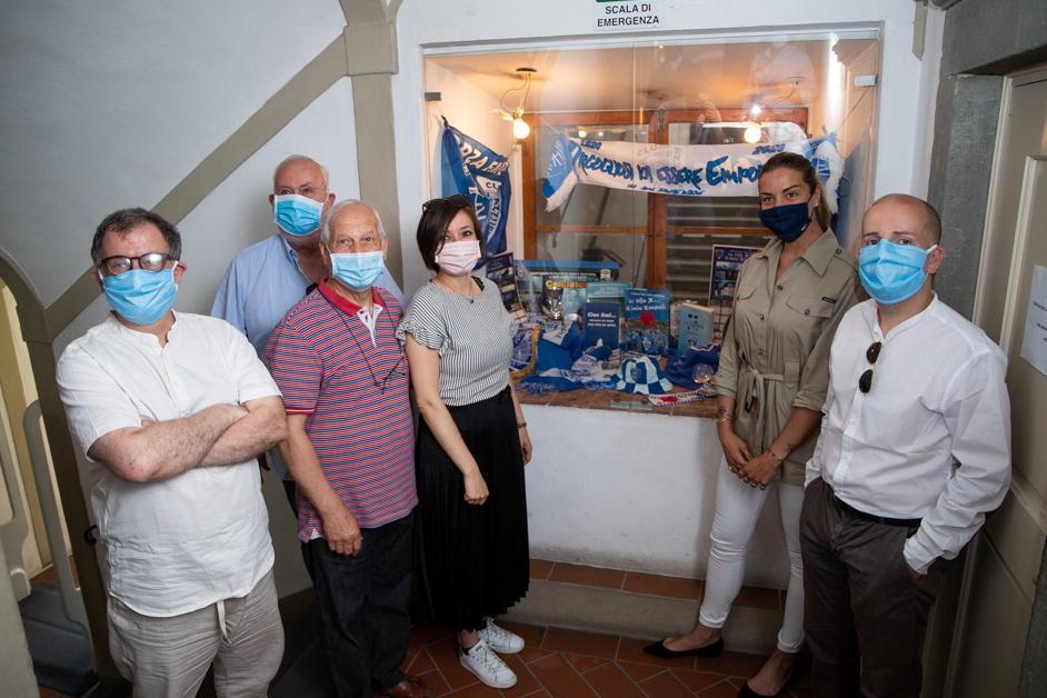 Inaugurato "l'angolo azzurro" nella biblioteca comunale di Empoli (foto Carlo Sestini)