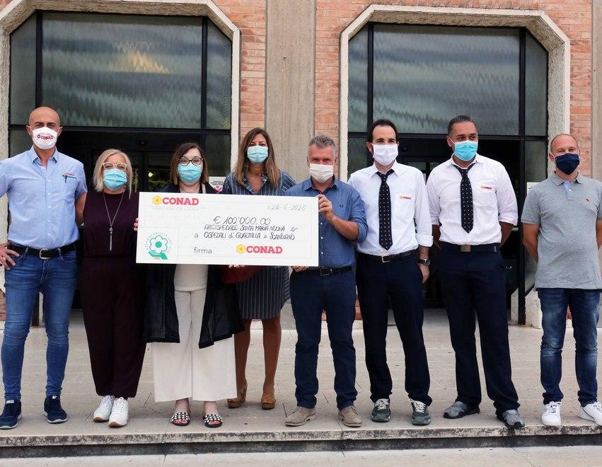 Dal Conad all’Ausl 100mila euro con la campagna “Unisciti a noi” 