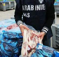 Sequestrate 24 tonnellate di prosciutti 