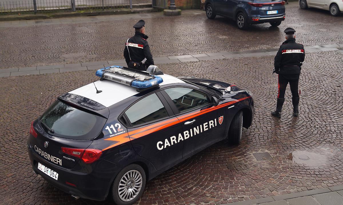 Un controllo dei carabinieri