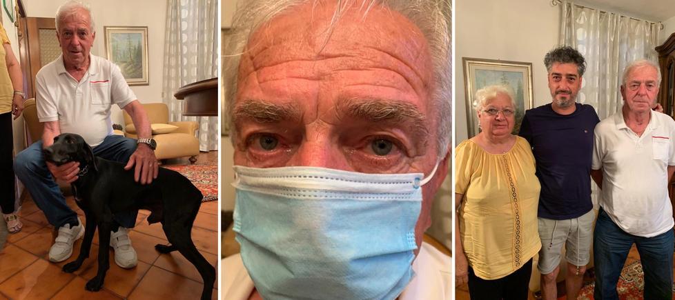 A casa dopo due mesi per il Covid: «Usavo gli occhi per non perdere la cognizione del tempo» 