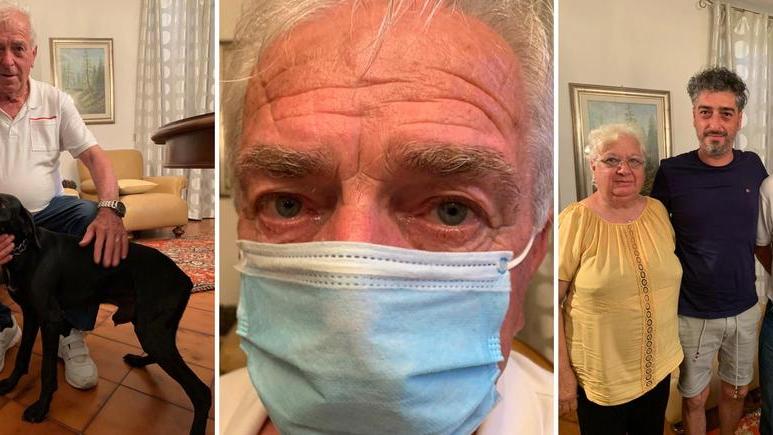 A casa dopo due mesi per il Covid: «Usavo gli occhi per non perdere la cognizione del tempo»