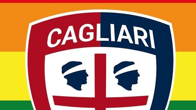 Il Cagliari in versione arcobaleno