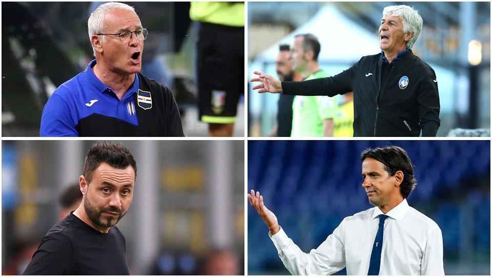 Claudio Ranieri, 68 anni; è lui l’allenatore più anziano della Serie A, Gian Piero Gasperini, Roberto De Zerbi e Simone Inzaghi